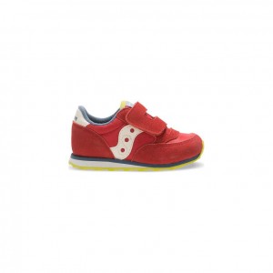 Saucony Baby Jazz Hook & Loop Sneaker Kleine Kinder Rot | SCHWEIZ ECGFO