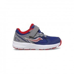 Saucony Cohesion 14 A/C Jr. Sneaker Kleine Kinder Navy Grau | SCHWEIZ BPRAQ