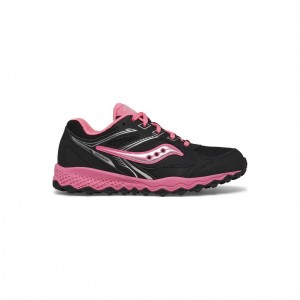 Saucony Cohesion TR14 Lace Sneaker Große Kinder Schwarz Rosa | SCHWEIZ HRCKD