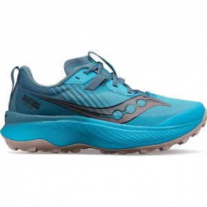 Saucony Endorphin Edge Trailrunning Schuhe Damen Blau | SCHWEIZ XPQLK