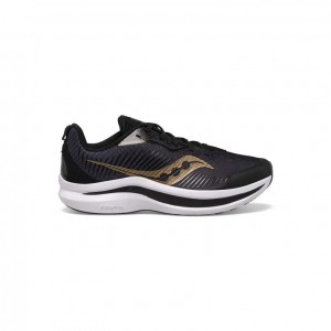 Saucony Endorphin KDZ Sneaker Große Kinder Schwarz Gold | SCHWEIZ AKVDH