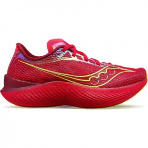 Saucony Endorphin Pro 3 Laufschuhe Damen Rot | SCHWEIZ QROJK