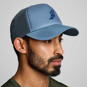 Saucony Foamie Trucker Hüte Herren Blau | SCHWEIZ EZNXF