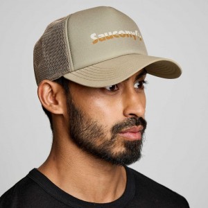 Saucony Foamie Trucker Hüte Herren Olivgrün | SCHWEIZ ABMVR