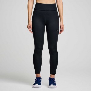 Saucony Fortify Crop Strumpfhose Damen Schwarz | SCHWEIZ LHDTN