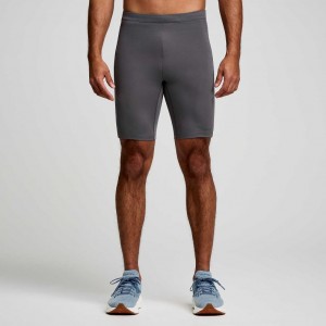 Saucony Fortify Gefütterte Half Strumpfhose Herren Grau | SCHWEIZ AQDXK