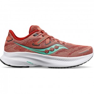 Saucony Guide 16 Wide Laufschuhe Damen Koralle | SCHWEIZ HQGKN