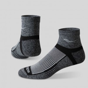 Saucony Inferno Quarter 3-Pack Socken Damen Grau | SCHWEIZ QVHMW