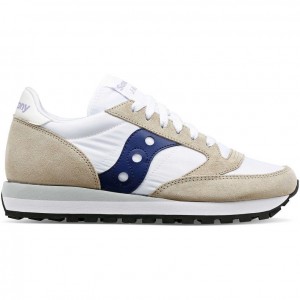 Saucony Jazz Original Sneaker Damen Weiß Beige Navy | SCHWEIZ GZHRO