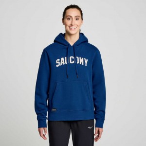 Saucony Recovery Hoodie Damen Indigo | SCHWEIZ TMIPX