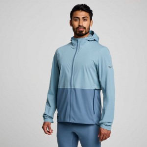 Saucony Runshield Jacke Herren Blau | SCHWEIZ IMWCO