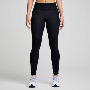 Saucony Runshield Strumpfhose Damen Schwarz | SCHWEIZ IXMVF