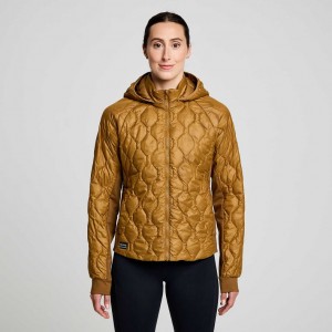 Saucony Solstice Oysterpuff Jacke Damen Braun | SCHWEIZ ZHVIY