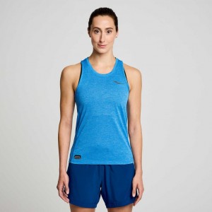 Saucony Stopwatch Muskelshirt Damen Blau | SCHWEIZ IWFAY