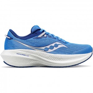 Saucony Triumph 21 Laufschuhe Damen Blau | SCHWEIZ BSWEC