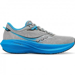 Saucony Triumph 21 Laufschuhe Herren Silber Blau | SCHWEIZ ASVDY