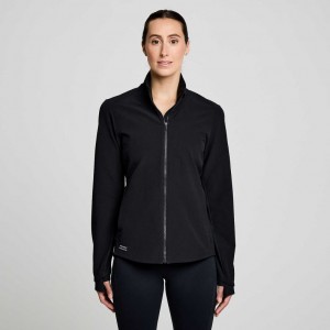 Saucony Triumph Jacke Damen Schwarz | SCHWEIZ EVJXI