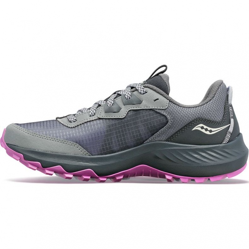 Saucony Aura TR Trailrunning Schuhe Damen Grau | SCHWEIZ KOSPY