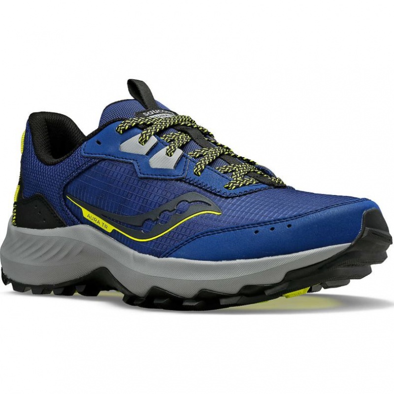 Saucony Aura TR Trailrunning Schuhe Herren Indigo | SCHWEIZ XTZBY