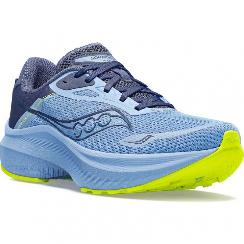 Saucony Axon 3 Laufschuhe Damen Blau | SCHWEIZ SJAXN