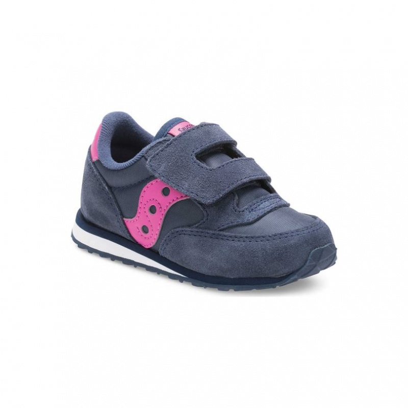 Saucony Baby Jazz Hook & Loop Sneaker Kleine Kinder Navy | SCHWEIZ MITQZ