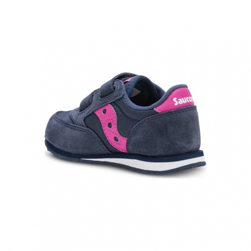 Saucony Baby Jazz Hook & Loop Sneaker Kleine Kinder Navy | SCHWEIZ MITQZ