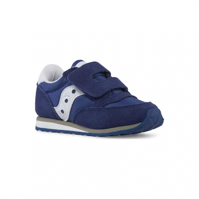 Saucony Baby Jazz Hook & Loop Sneaker Kleine Kinder Navy | SCHWEIZ KPGAI