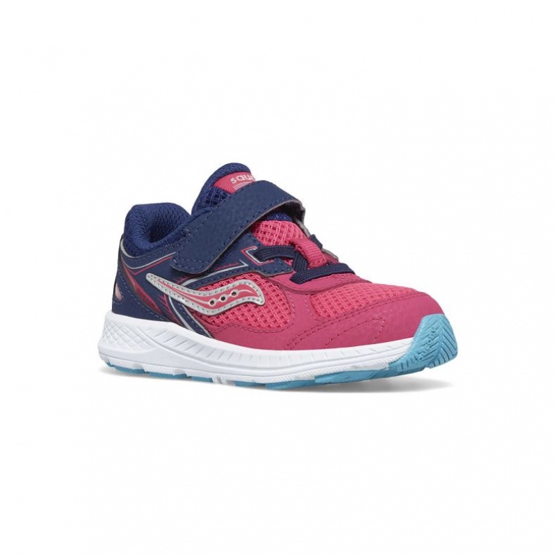 Saucony Cohesion 14 A/C Jr. Sneaker Kleine Kinder Rosa Navy | SCHWEIZ CYJXL