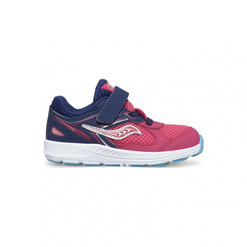 Saucony Cohesion 14 A/C Jr. Sneaker Kleine Kinder Rosa Navy | SCHWEIZ CYJXL