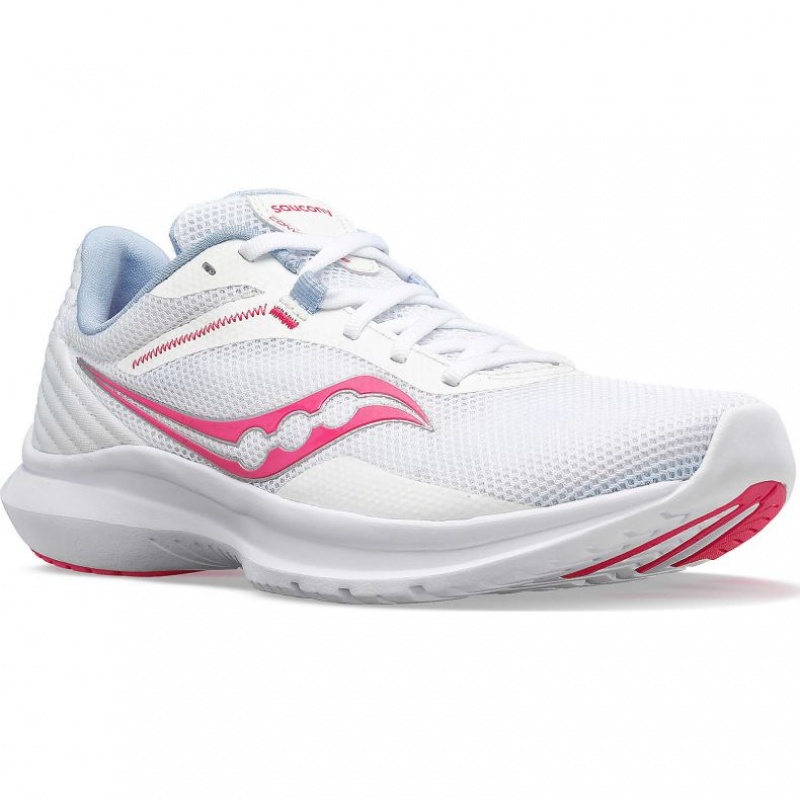 Saucony Convergence Laufschuhe Damen Weiß Rosa | SCHWEIZ RGEMA