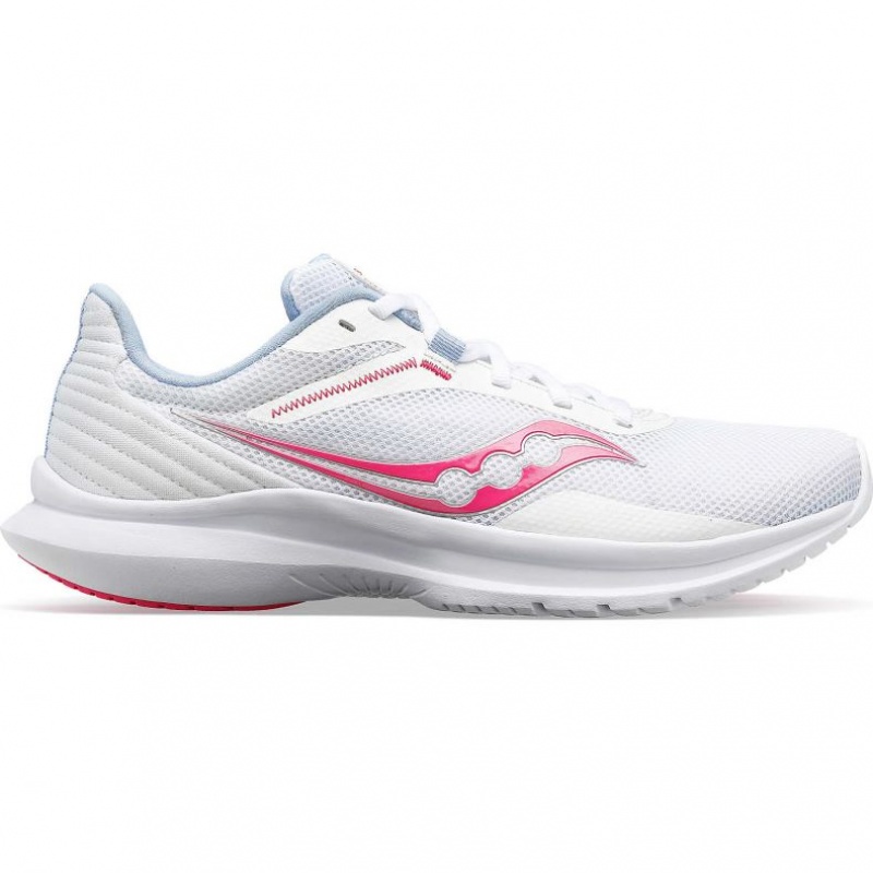 Saucony Convergence Laufschuhe Damen Weiß Rosa | SCHWEIZ RGEMA