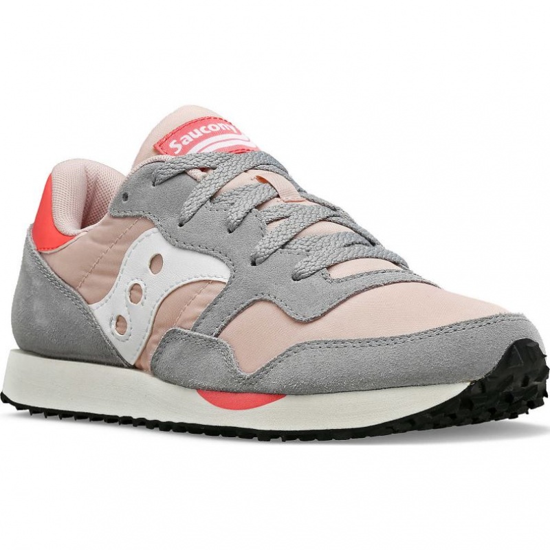 Saucony DXN Sneaker Damen Grau Rosa | SCHWEIZ BJWRF