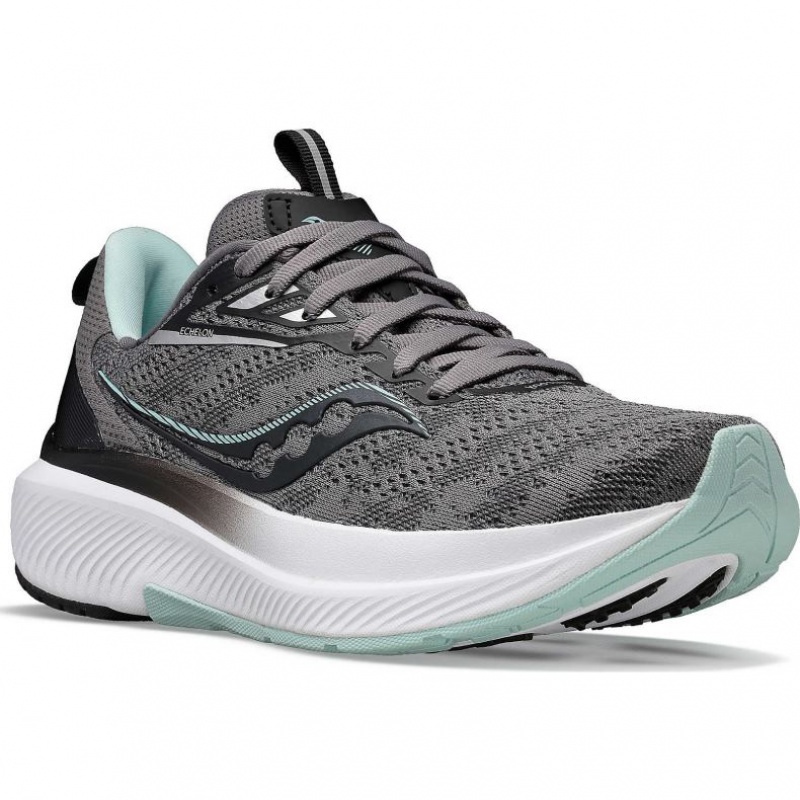 Saucony Echelon 9 Laufschuhe Damen Grau | SCHWEIZ IWNVD