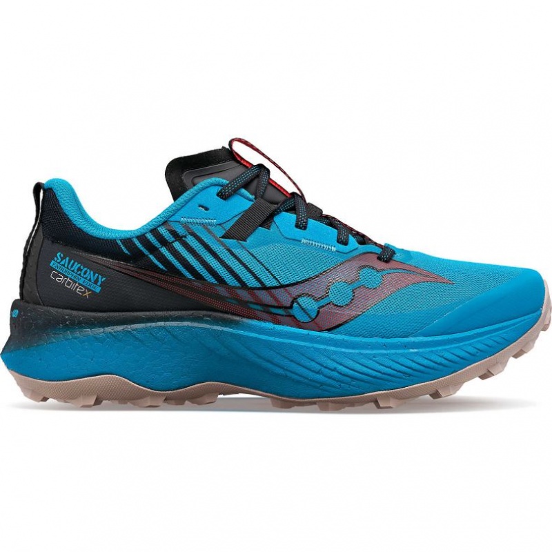 Saucony Endorphin Edge Trailrunning Schuhe Herren Blau | SCHWEIZ RNDHO