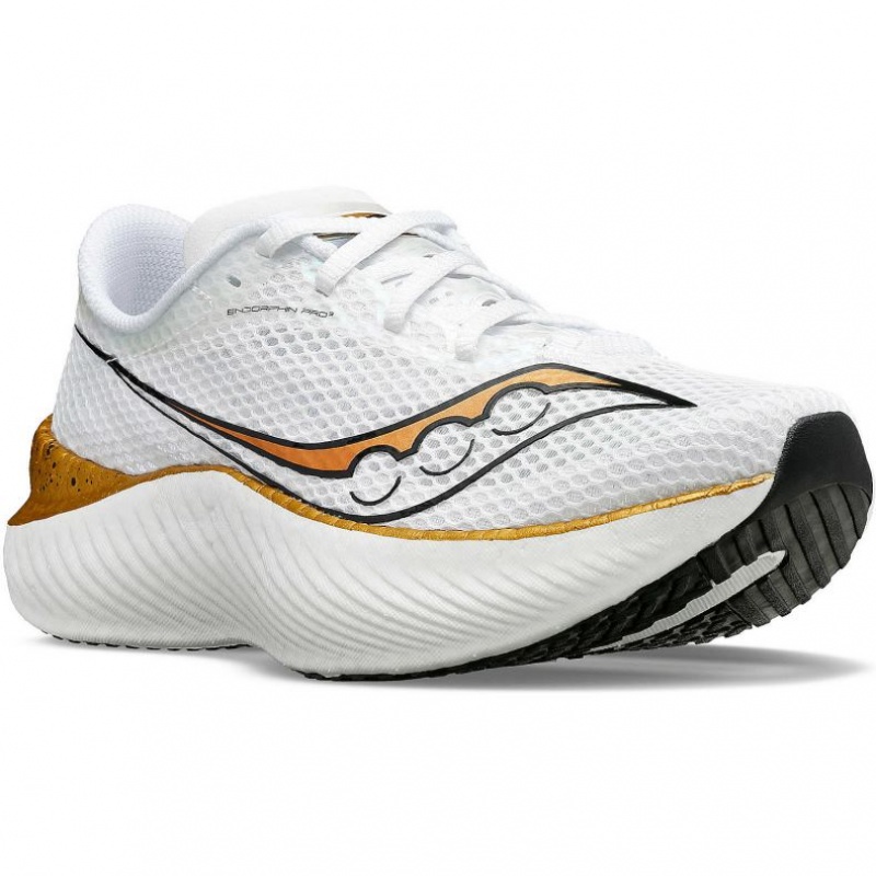 Saucony Endorphin Pro 3 Laufschuhe Damen Weiß | SCHWEIZ DOVYS