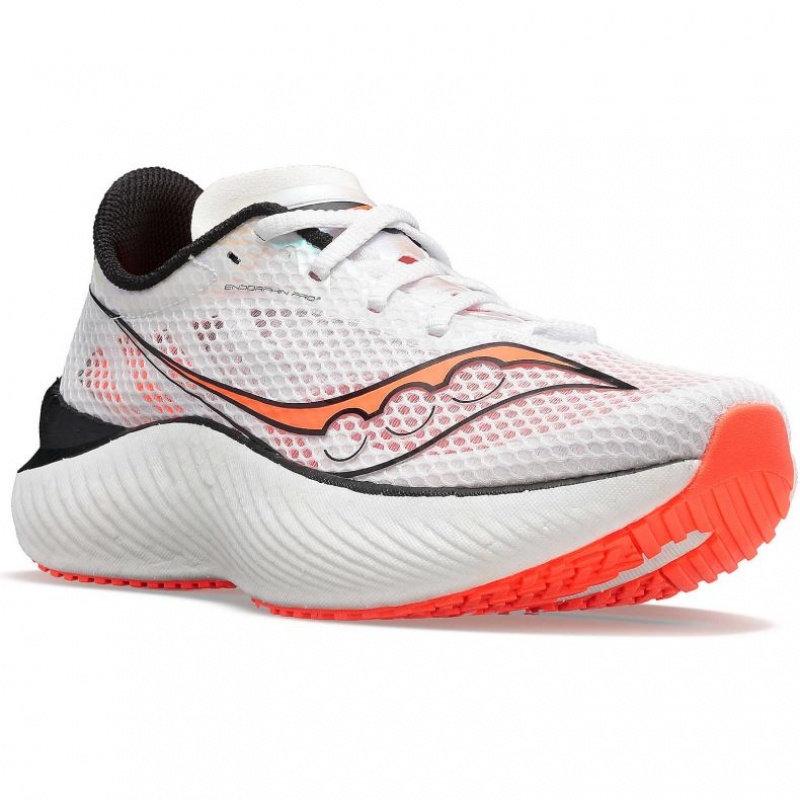 Saucony Endorphin Pro 3 Laufschuhe Damen Weiß | SCHWEIZ JIADW