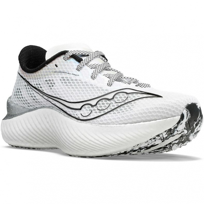 Saucony Endorphin Pro 3 Laufschuhe Damen Weiß | SCHWEIZ NRTUH