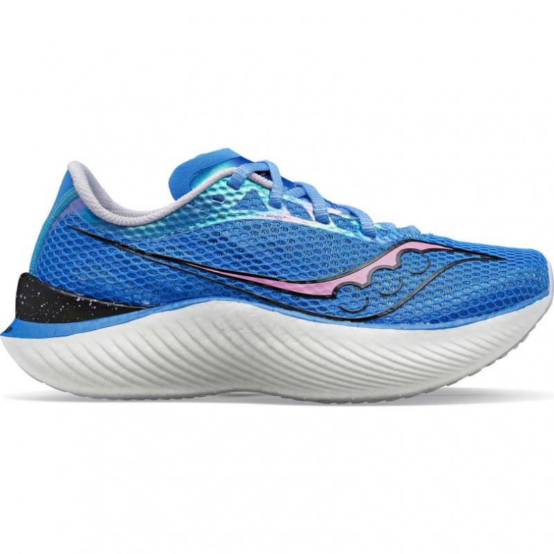 Saucony Endorphin Pro 3 Laufschuhe Damen Blau | SCHWEIZ SNYID