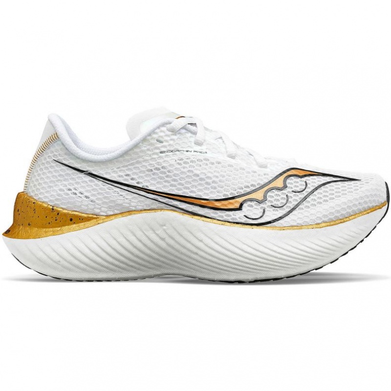 Saucony Endorphin Pro 3 Laufschuhe Herren Weiß | SCHWEIZ NKDUA