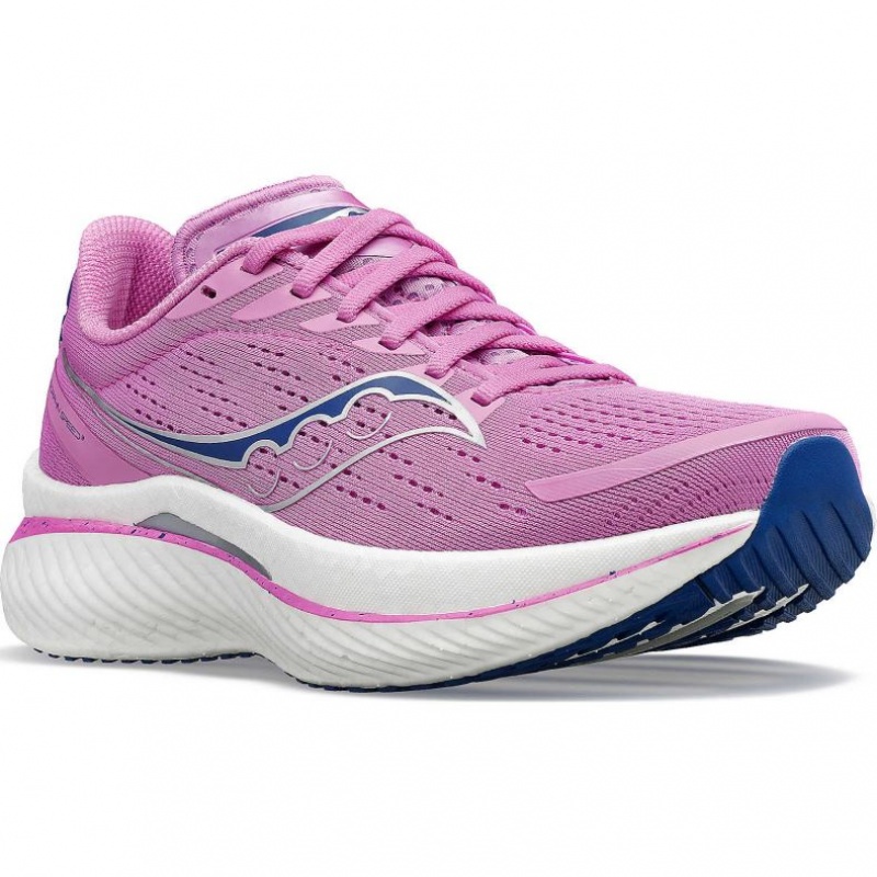 Saucony Endorphin Speed 3 Laufschuhe Damen Lila | SCHWEIZ DRSLG