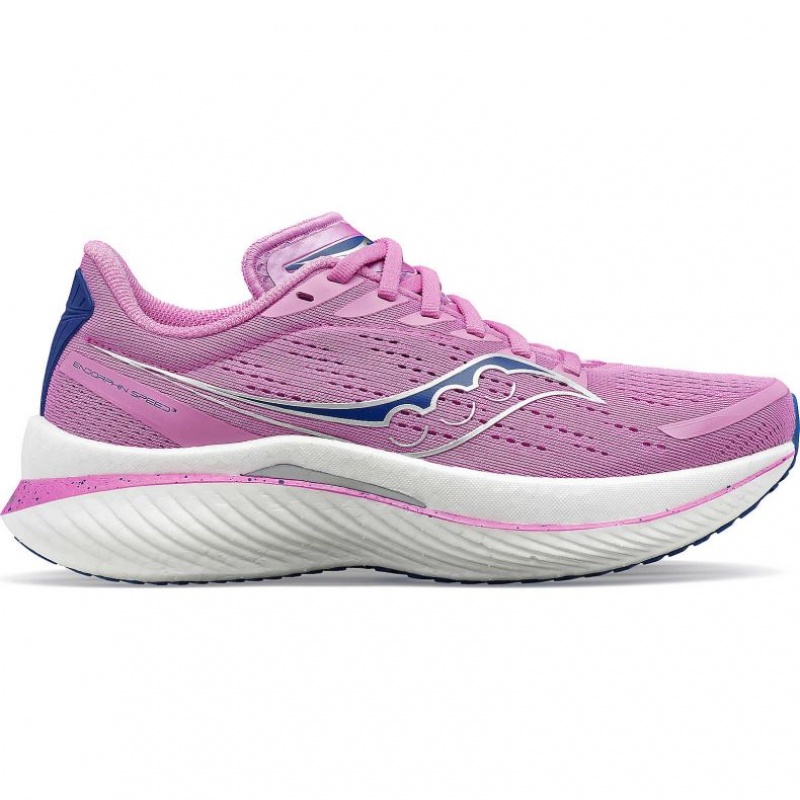 Saucony Endorphin Speed 3 Laufschuhe Damen Lila | SCHWEIZ DRSLG