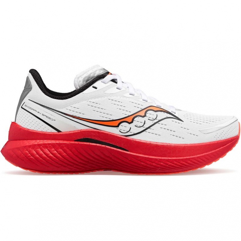 Saucony Endorphin Speed 3 Laufschuhe Herren Weiß | SCHWEIZ KBWFT