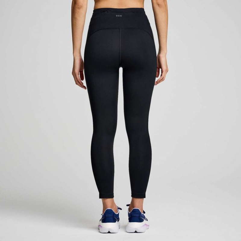 Saucony Fortify Crop Strumpfhose Damen Schwarz | SCHWEIZ LHDTN