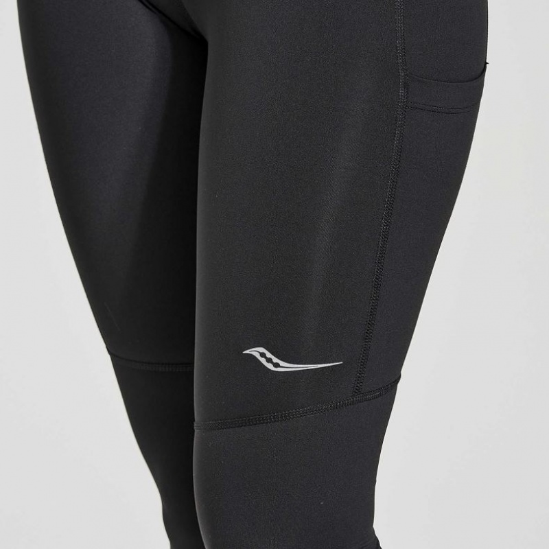 Saucony Fortify Strumpfhose Damen Schwarz | SCHWEIZ KYMQU