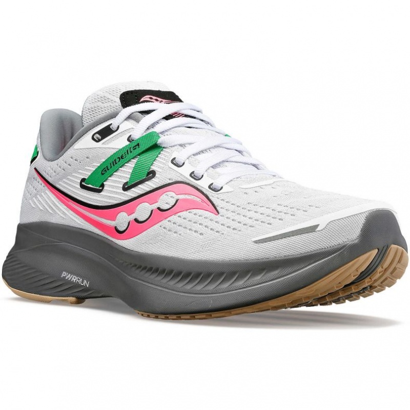 Saucony Guide 16 Laufschuhe Damen Weiß | SCHWEIZ PUFMJ