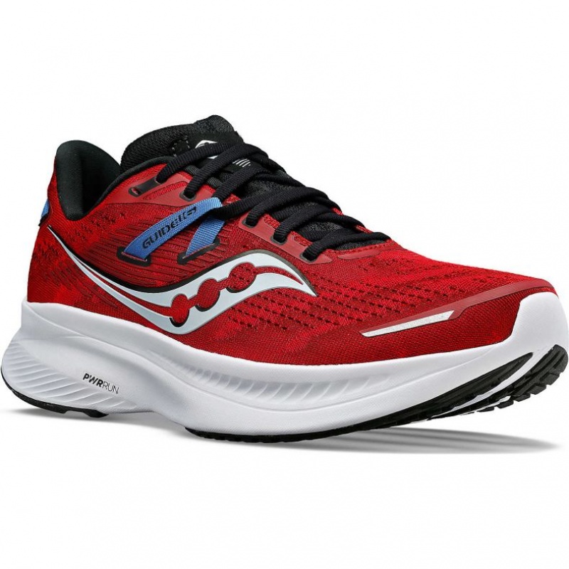 Saucony Guide 16 Laufschuhe Herren Rot | SCHWEIZ HPOBX