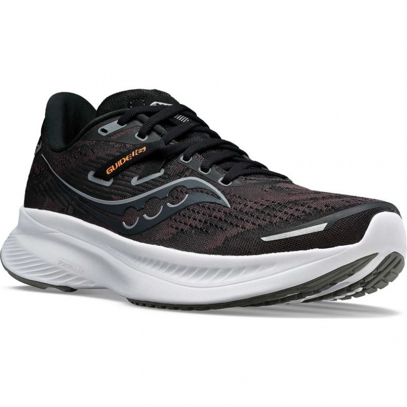 Saucony Guide 16 Laufschuhe Herren Schwarz | SCHWEIZ CTWVB