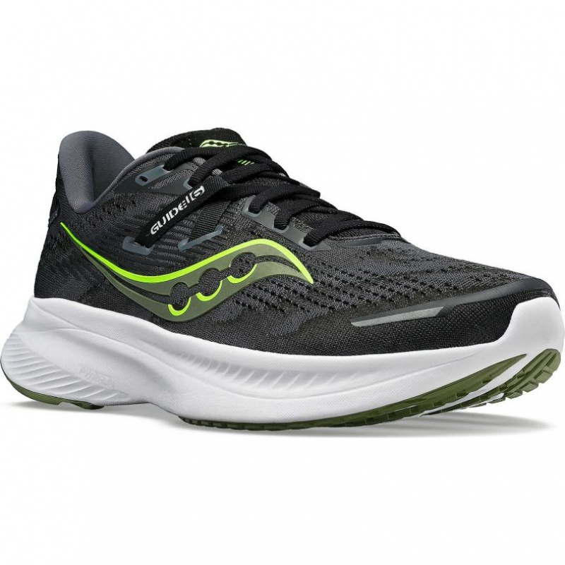 Saucony Guide 16 Laufschuhe Herren Schwarz | SCHWEIZ DKHXV