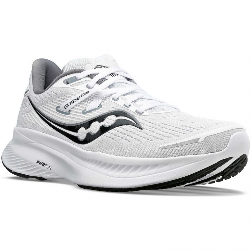 Saucony Guide 16 Laufschuhe Herren Weiß | SCHWEIZ RBTHU