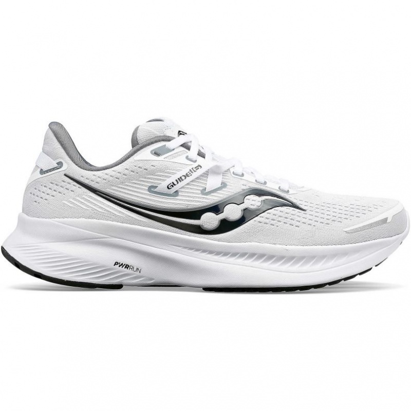 Saucony Guide 16 Laufschuhe Herren Weiß | SCHWEIZ RBTHU